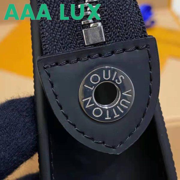 Replica Louis Vuitton LV Unisex Pochette Voyage MM Taiga Leather Zip Closing System 13