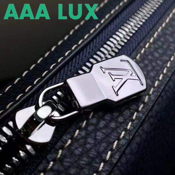 Replica Louis Vuitton LV Unisex Trio Messenger Bag Blue Navy Cowhide Leather 10