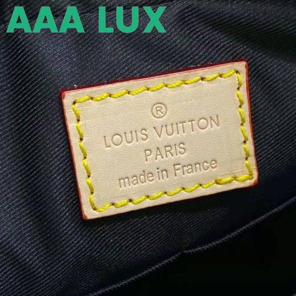 Replica Louis Vuitton LV Unisex Trio Messenger Stone Gray Damier Salt Canvas Cowhide Leather 17