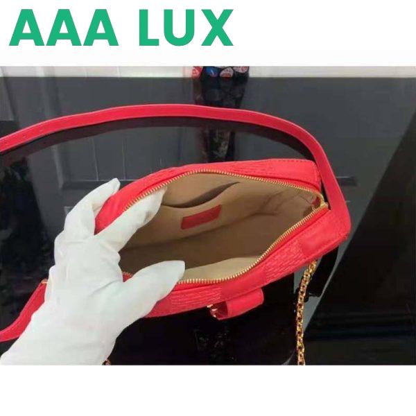 Replica Louis Vuitton LV Unisex Troca PM Handbag Pink Damier Quilt Lambskin Calfskin 6