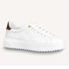 Replica Louis Vuitton LV Unisex Time Out Sneaker White Monogram Debossed Calf Leather