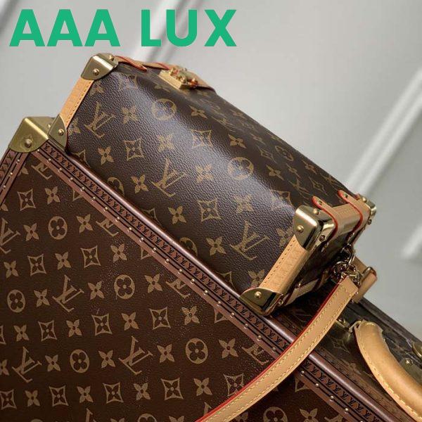 Replica Louis Vuitton LV Unisex Side Trunk PM Handbag Monogram Coated Canvas 7