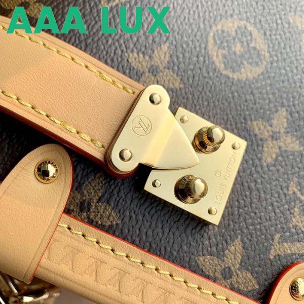 Replica Louis Vuitton LV Unisex Side Trunk PM Handbag Monogram Coated Canvas 9