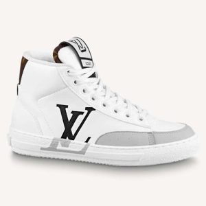 Replica Louis Vuitton Unisex Charlie Sneaker Boot Cacao Brown Mix Recycled Bio-Based Materials 2