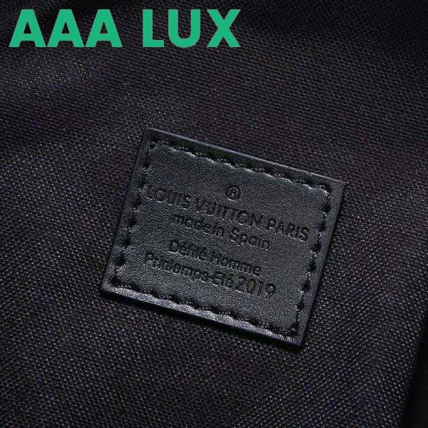 Replica Louis Vuitton LV Unisex Soft Trunk Bag in Monogram Eclipse Coated Canvas-Grey 11