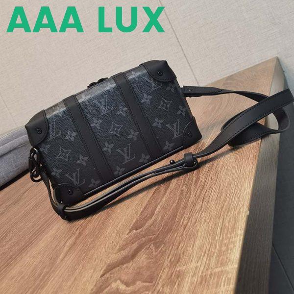 Replica Louis Vuitton LV Unisex Soft Trunk Wearable Wallet Black Monogram Eclipse Coated Canvas 3