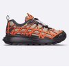 Replica Dior Unisex Shoes CD B31 Runner Sneaker Beige Technical Mesh Orange Rubber Warped Cannage