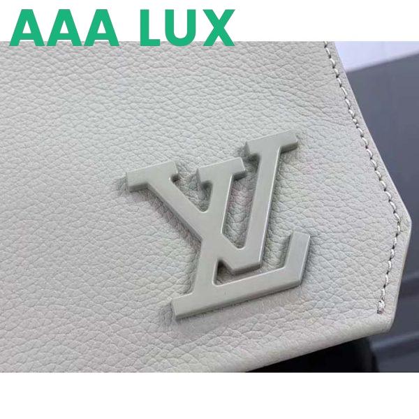 Replica Louis Vuitton LV Unisex Takeoff Messenger Sage Cowhide Leather Textile Lining 7