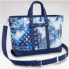 Replica Louis Vuitton LV Unisex Tote Journey White Cowhide Leather Textile Lining 15