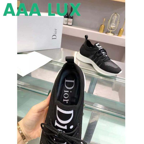 Replica Dior Unisex CD B25 Sneaker Black Neoprene Technical Mesh Low-Top Lace-Up 10