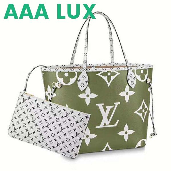 Replica Louis Vuitton LV Women Neverfull MM Bag Monogram Canvas 3