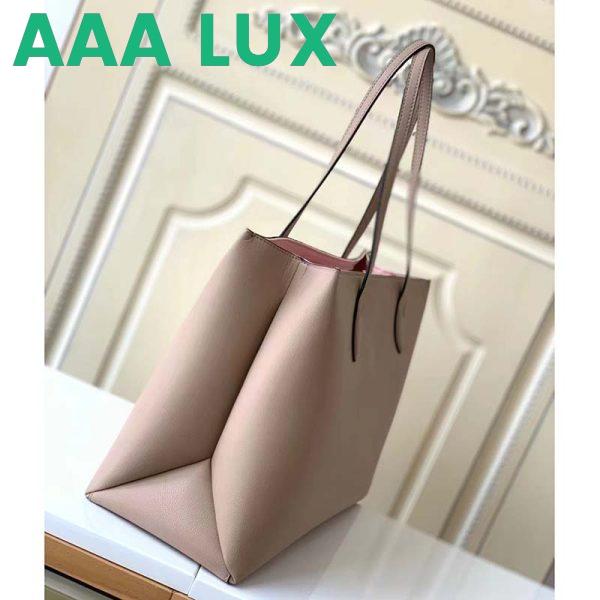 Replica Louis Vuitton LV Women Lockme Shopper Beige Greige Grained Calf Leather 6