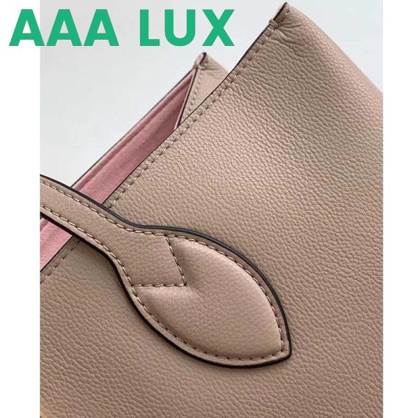 Replica Louis Vuitton LV Women Lockme Shopper Beige Greige Grained Calf Leather 11