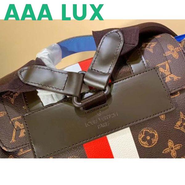 Replica Louis Vuitton LV Unisex Christopher MM Backpack Monogram Canvas Cowhide Leather 7