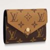 Replica Louis Vuitton LV Unisex Victorine Wallet Brown Monogram Reverse Coated Canvas
