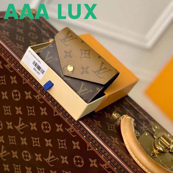 Replica Louis Vuitton LV Unisex Victorine Wallet Brown Monogram Reverse Coated Canvas 3