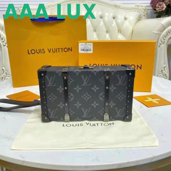 Replica Louis Vuitton LV Unisex Wallet Trunk Grey Monogram Coated Canvas Cowhide Leather 3