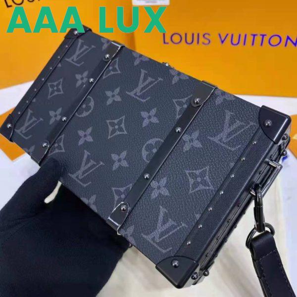 Replica Louis Vuitton LV Unisex Wallet Trunk Grey Monogram Coated Canvas Cowhide Leather 9