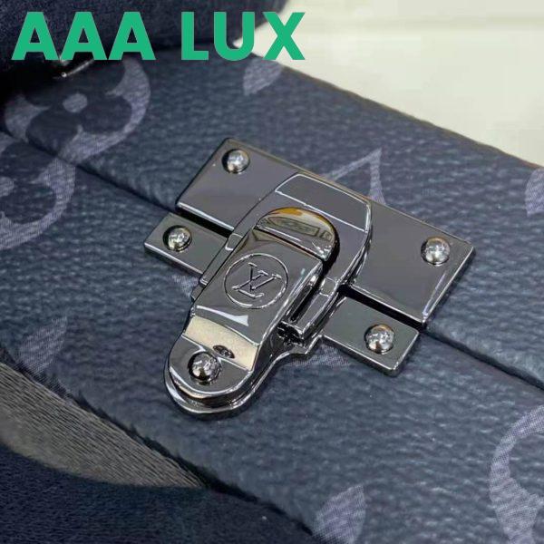 Replica Louis Vuitton LV Unisex Wallet Trunk Grey Monogram Coated Canvas Cowhide Leather 12
