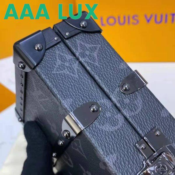 Replica Louis Vuitton LV Unisex Wallet Trunk Grey Monogram Coated Canvas Cowhide Leather 15