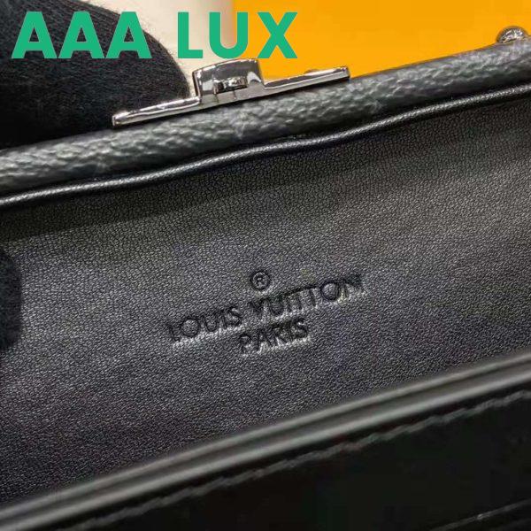 Replica Louis Vuitton LV Unisex Wallet Trunk Grey Monogram Coated Canvas Cowhide Leather 18