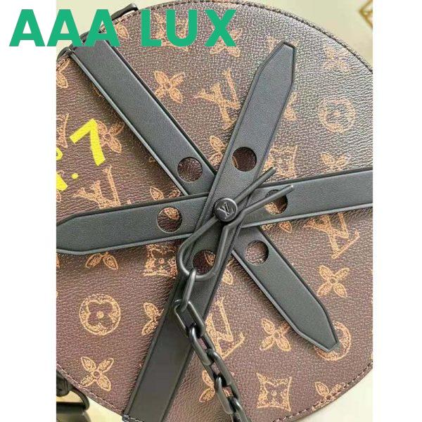 Replica Louis Vuitton LV Unisex Wheel Box Brown Monogram Coated Canvas Cowhide Leather 6