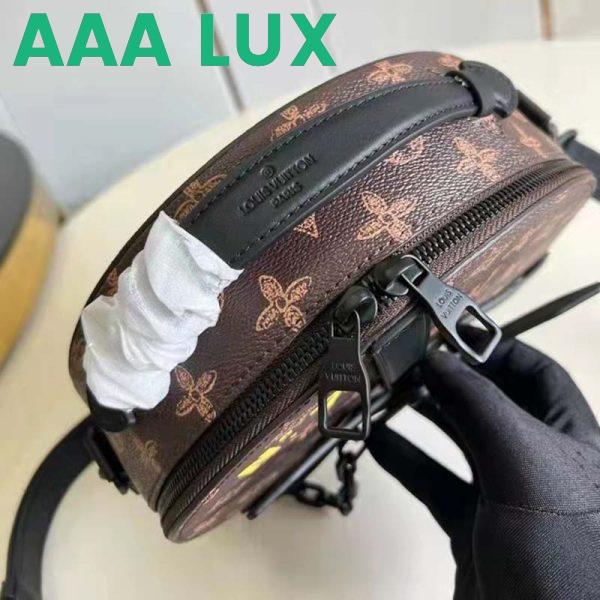 Replica Louis Vuitton LV Unisex Wheel Box Brown Monogram Coated Canvas Cowhide Leather 8