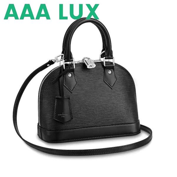 Replica Louis Vuitton LV Women Alma BB Handbag in Epi Leather 3