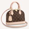 Replica Louis Vuitton LV Women Alma BB Handbag Pink Epi Grained Cowhide Leather 13
