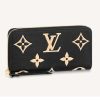 Replica Louis Vuitton LV Unisex Zippy Wallet Vertical Black Damier Infini Cowhide Leather 12