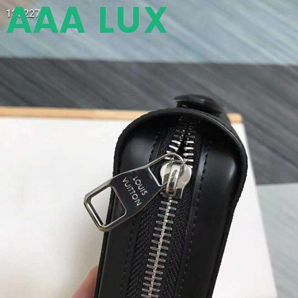 Replica Louis Vuitton LV Unisex Zippy XL Wallet Coated Canvas-Grey 8