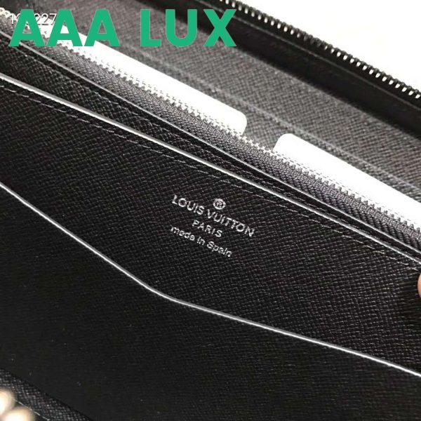 Replica Louis Vuitton LV Unisex Zippy XL Wallet Coated Canvas-Grey 10