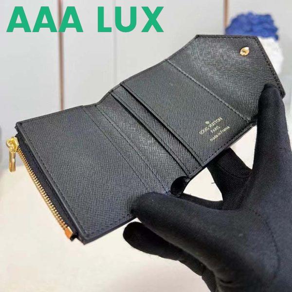 Replica Louis Vuitton LV Unisex Zoe Wallet Monogram Reverse Coated Canvas Cowhide Leather 7