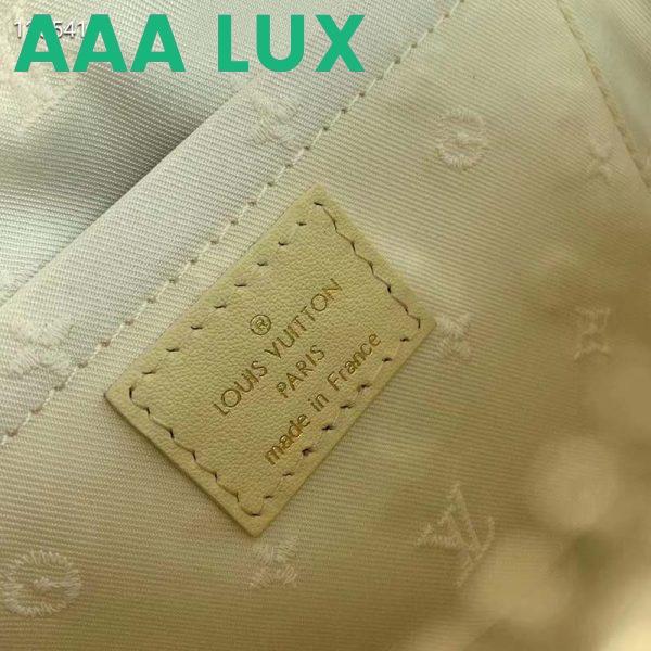 Replica Louis Vuitton LV Women Alma BB Handbag Banana Yellow Quilted Embroidered Calf 11