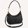 Replica Louis Vuitton LV Women Bagatelle Black Handbag Printed Embossed Grained Cowhide Leather 16