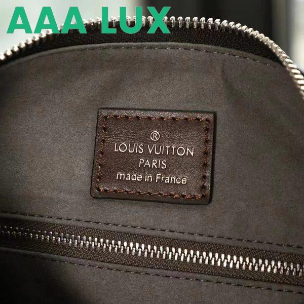 Replica Louis Vuitton LV Women Beaubourg Hobo MM Bag Black Mahina Perforated Calf Leather 11