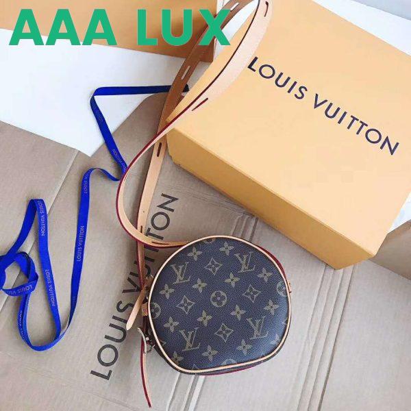 Replica Louis Vuitton LV Women Boite Chapeau Souple PM in Monogram Coated Canvas-Brown 7