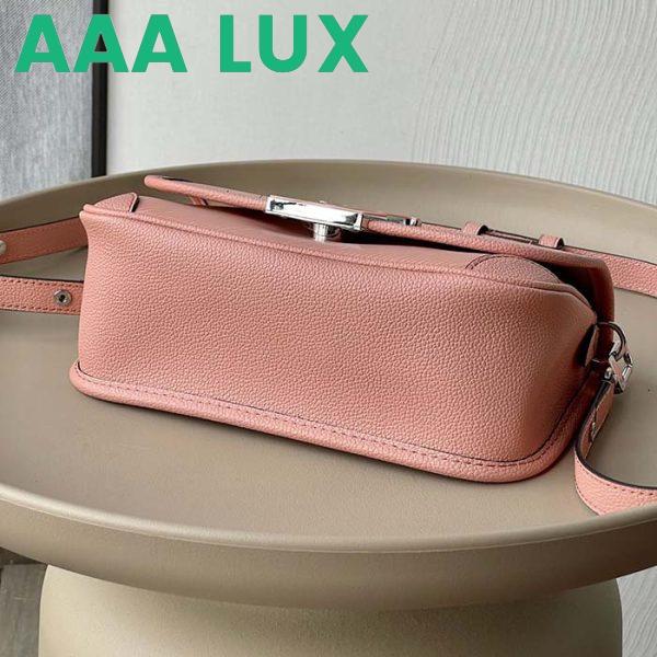 Replica Louis Vuitton LV Women Buci Crossbody Light Pink Epi Grained Smooth Cowhide Leather 4