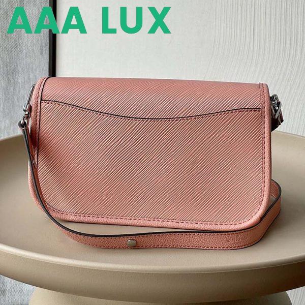 Replica Louis Vuitton LV Women Buci Crossbody Light Pink Epi Grained Smooth Cowhide Leather 6