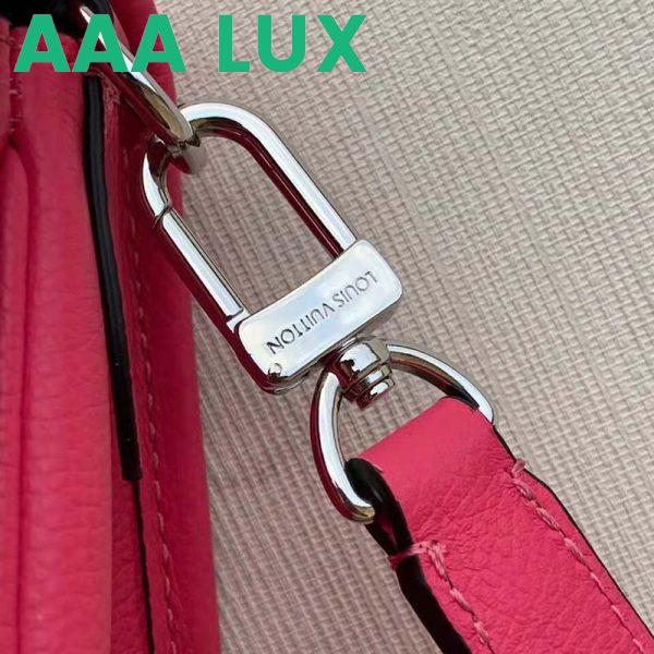 Replica Louis Vuitton LV Women Buci Crossbody Pink Epi Grained Smooth Cowhide Leather 9