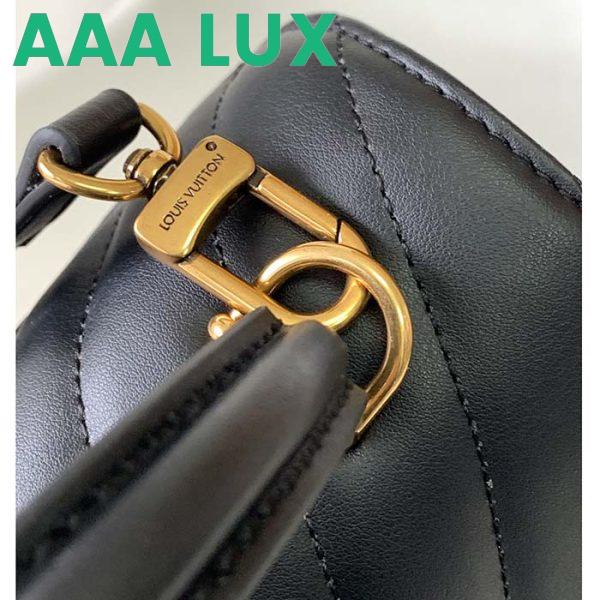 Replica Louis Vuitton LV Women Hold Me Top-Handle Bag Black Smooth Cowhide Leather 10