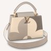 Replica Louis Vuitton LV Women Capucines BB Hand Bag Etain Metallic Gray Taurillon Leather 16