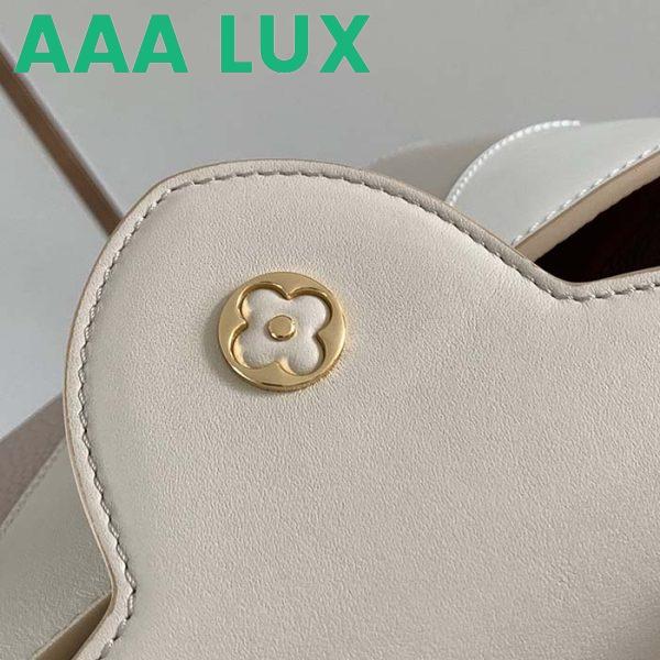 Replica Louis Vuitton LV Women Capucines BB Handbag Beige Taurillon Patent Leather Smooth Calfskin 16