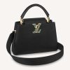 Replica Louis Vuitton LV Women Capucines BB Handbag Beige Taurillon Patent Leather Smooth Calfskin 20