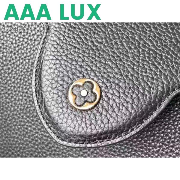 Replica Louis Vuitton LV Women Capucines BB Handbag Black Taurillon Cowhide Leather 11