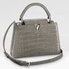 Replica Louis Vuitton LV Women Capucines BB Handbag Jasmine Pink Taurillon Leather 14