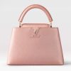 Replica Louis Vuitton LV Women Capucines BB Handbag Pink Crocodilian Leather 13