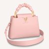 Replica Louis Vuitton LV Women Capucines BB Handbag Pink Crocodilian Leather 12