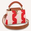 Replica Louis Vuitton LV Women Capucines BB Handbag Red Smooth Calfskin and Embroidered Canvas 12