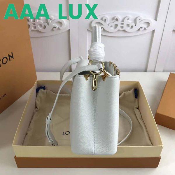 Replica Louis Vuitton LV Women Capucines BB Handbag Taurillon Leather-White 4